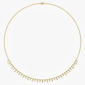 1.15 CTW Oval & Round Lab Grown Diamond Necklace