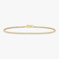 Round Shape 1.35 Carat Lab Grown Diamond Tennis Bracelet