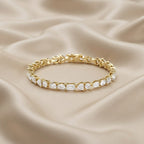 12.75 TCW Multi Shape Lab Grown Diamond Tennis Bracelet