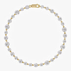 4.02 TCW Lab Grown Diamond Two Tone Bracelet