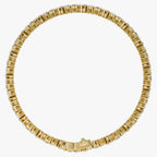 4.7 TCW Pear and Round Shape Lab Grown Diamond Tennis Bracelet