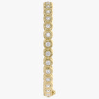2.15 TCW Round Shape  Lab Grown Diamond Tennis Bracelet