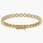 2.15 TCW Round Shape  Lab Grown Diamond Tennis Bracelet