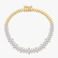 Marquise Shape 5.65 Carat Lab Grown Diamond Tennis Bracelet