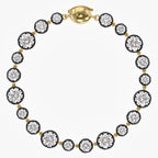 11.55 TCW Round Shape Lab Grown Diamond Two Tone Bracelet