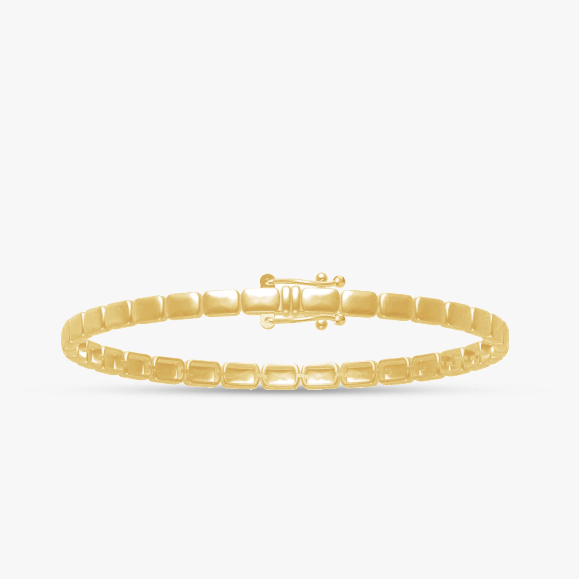 Gold Polished Finish Cuff Bangle Bracelet