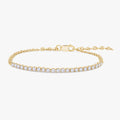 0.46 CT Lab Grown Diamond  Minimalist  Chain Bracelet