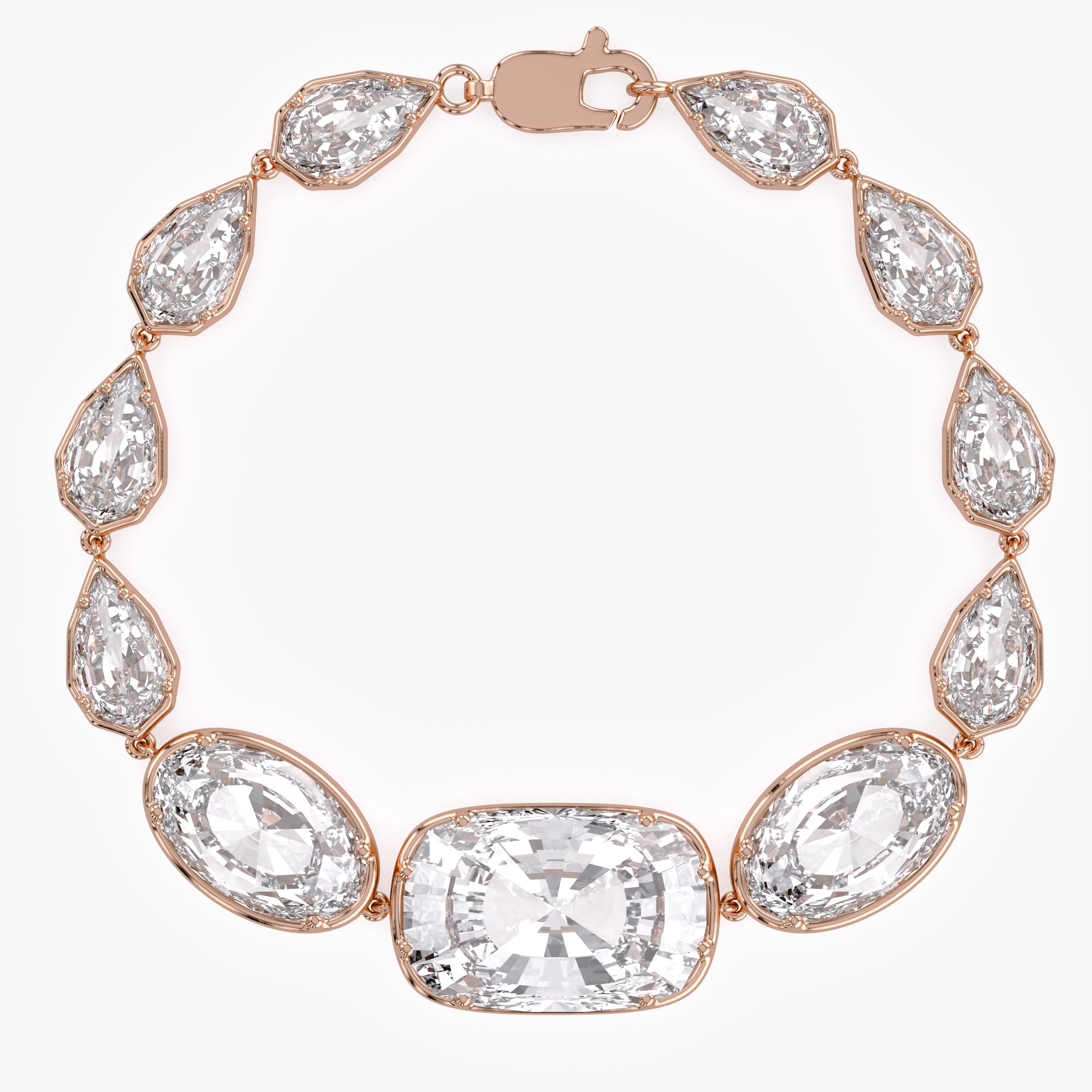 20.40 Carat Multi Shape Lab Grown Diamond Bracelet