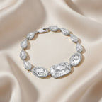 20.95 Total Carat Multi Shape Lab Grown Diamond Bracelet