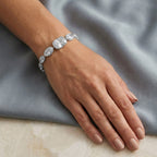 20.95 Total Carat Multi Shape Lab Grown Diamond Bracelet