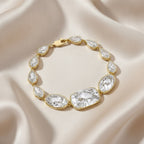 20.95 Total Carat Multi Shape Lab Grown Diamond Bracelet