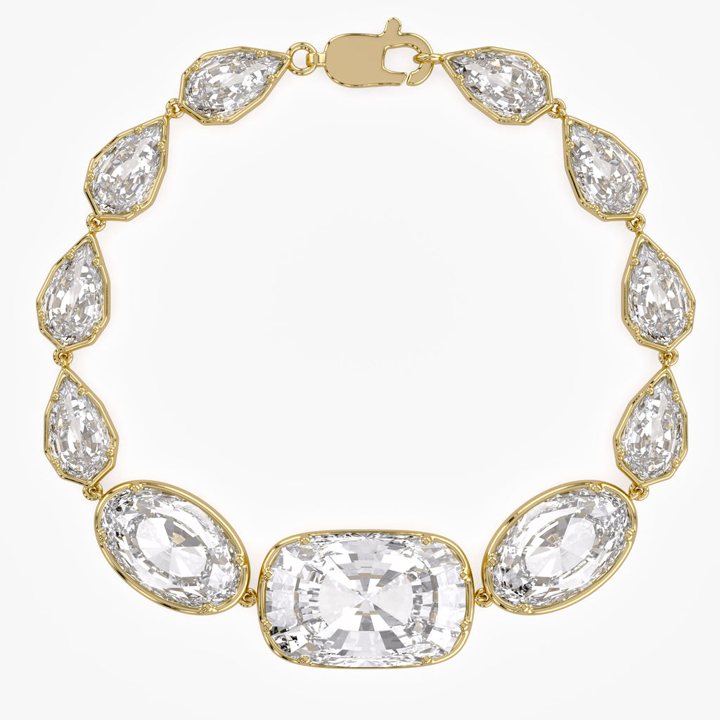 20.40 Carat Multi Shape Lab Grown Diamond Bracelet
