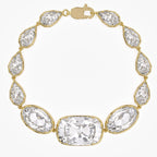 20.95 Total Carat Multi Shape Lab Grown Diamond Bracelet