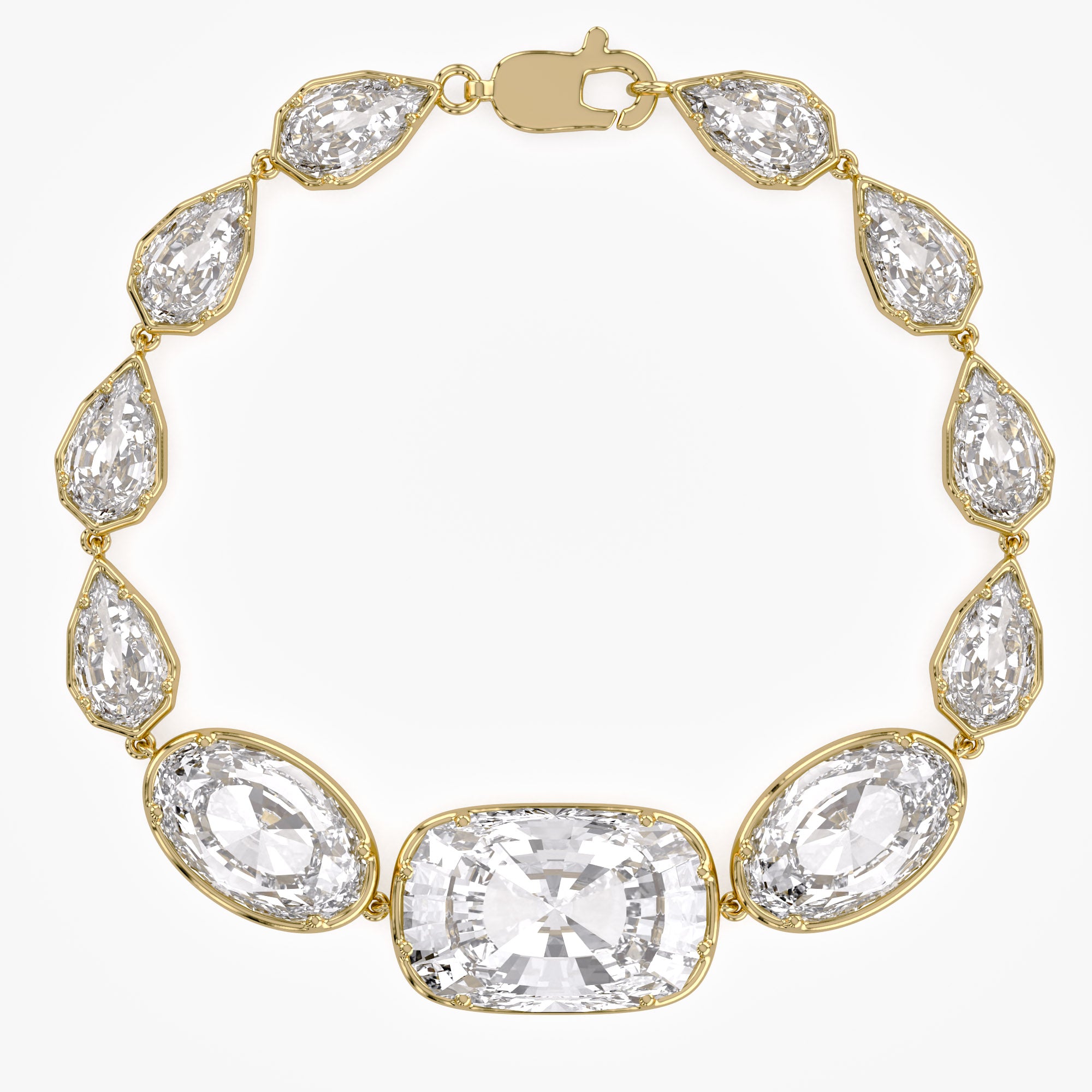 20.40 Carat Multi Shape Lab Grown Diamond Bracelet