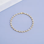1.00 CTW Multi Shape  Lab-Grown Diamond Tennis Bracelet