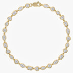 1.00 CTW Multi Shape  Lab-Grown Diamond Tennis Bracelet