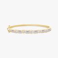 Multi Shape 3.10 Carat Lab Grown Diamond Bangle Bracelet