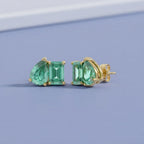 2.77 CTW Lab Grown Gemstone Toi-Et-Moi Stud Earrings