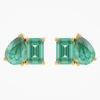 2.77 CTW Lab Grown Gemstone Toi-Et-Moi Stud Earrings