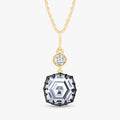 4.85 Carat Lab Grown Diamond Teardrop Pendant Necklace