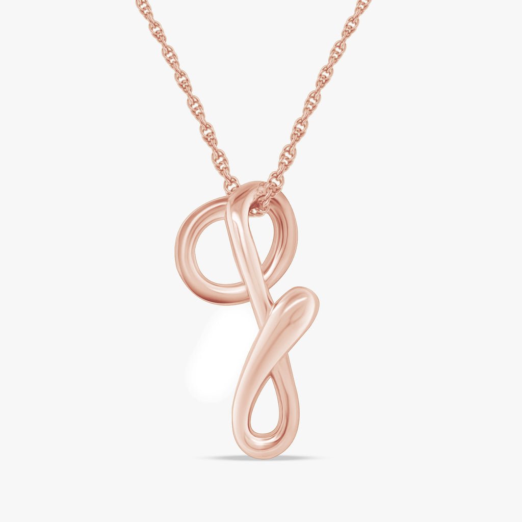 Alphabet Initial Letter "g" Pendant Necklace for Women