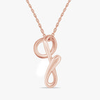 Alphabet Initial Letter "g" Pendant Necklace for Women