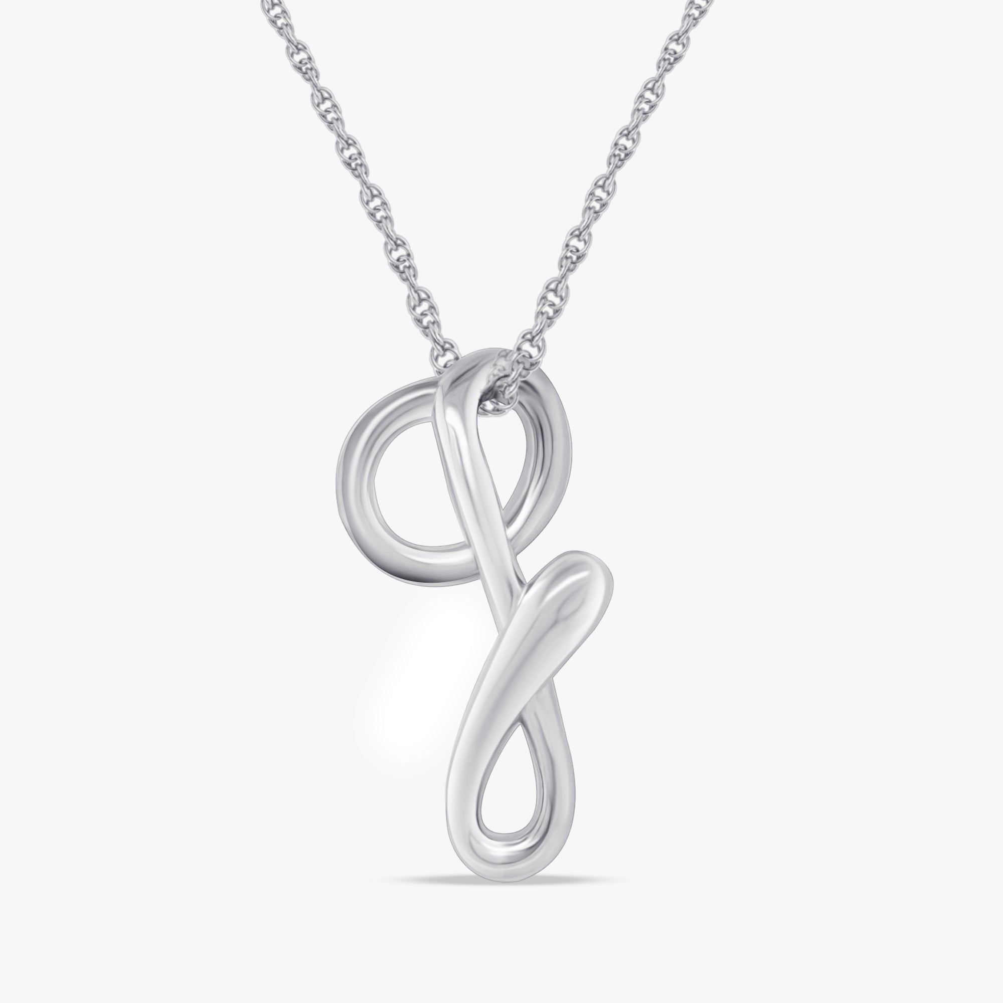 Alphabet Initial Letter "g" Pendant Necklace for Women