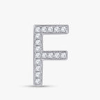 0.47 CTW Initial letter "F" Lab Grown Diamond Pendant