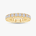 2.65 Carat Round Cut Lab Grown Diamond Stretchable Band Ring