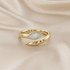 0.85 Carat Marquise Shape Lab Grown Diamond Solitaire Engagement Ring