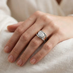 2.15 Carat Oval Cut Lab Grown Diamond Solitaire Ring