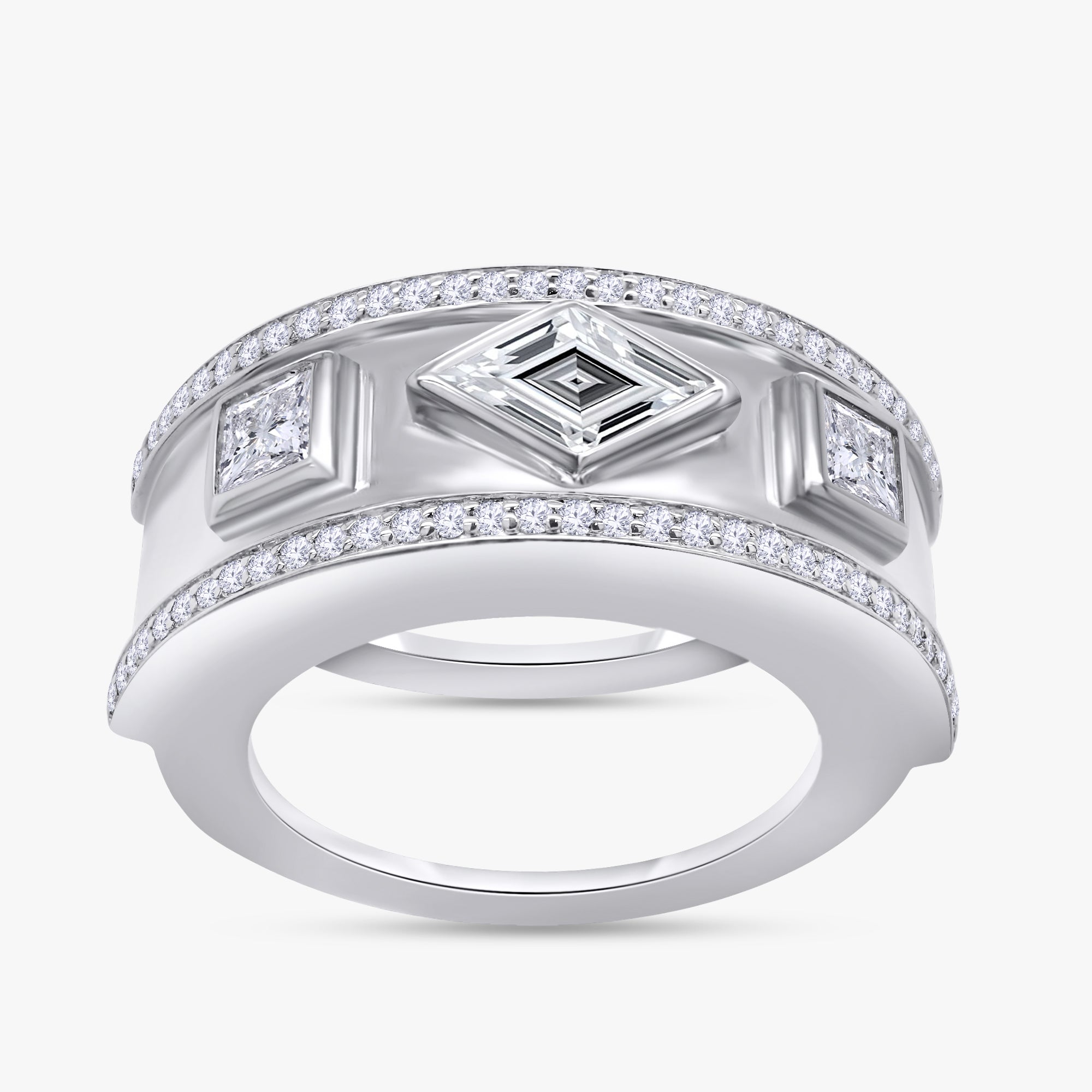 1.75 Carat Lab Grown Diamond Oura Ring Jacket