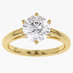 2.25 CTW Round Lab Grown Diamond Ring