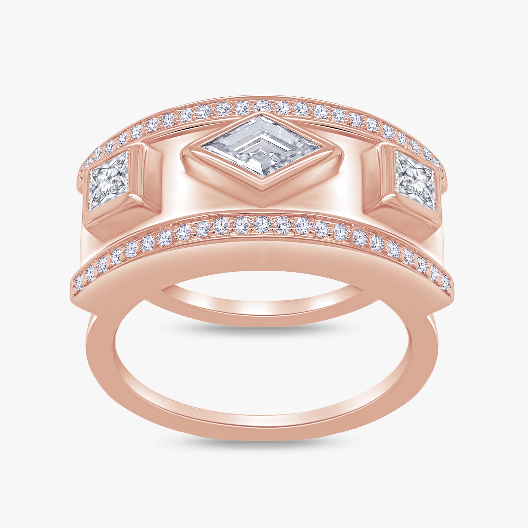 1.30 Carat Lab Grown Diamond Oura Ring Jacket