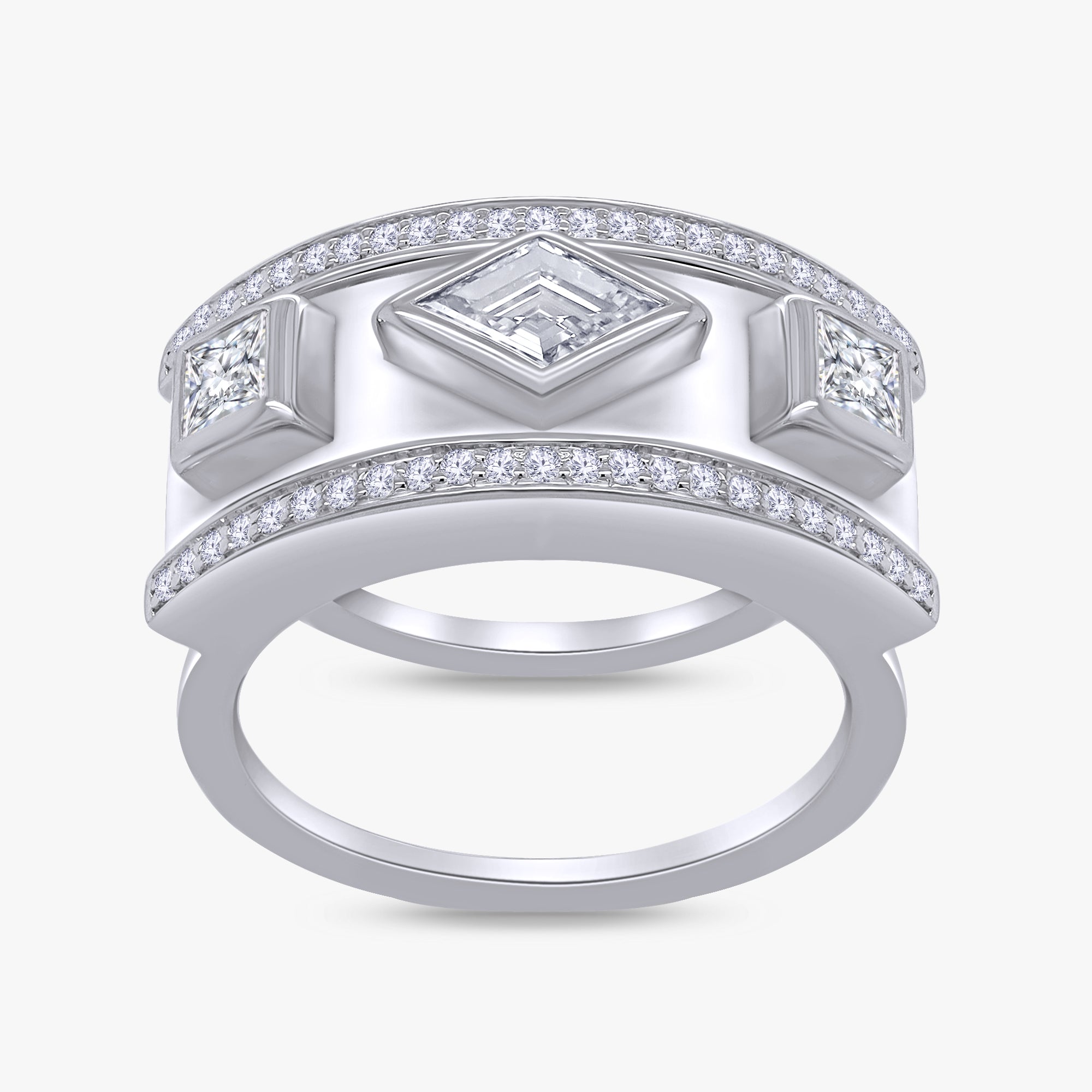 1.30 Carat Lab Grown Diamond Oura Ring Jacket