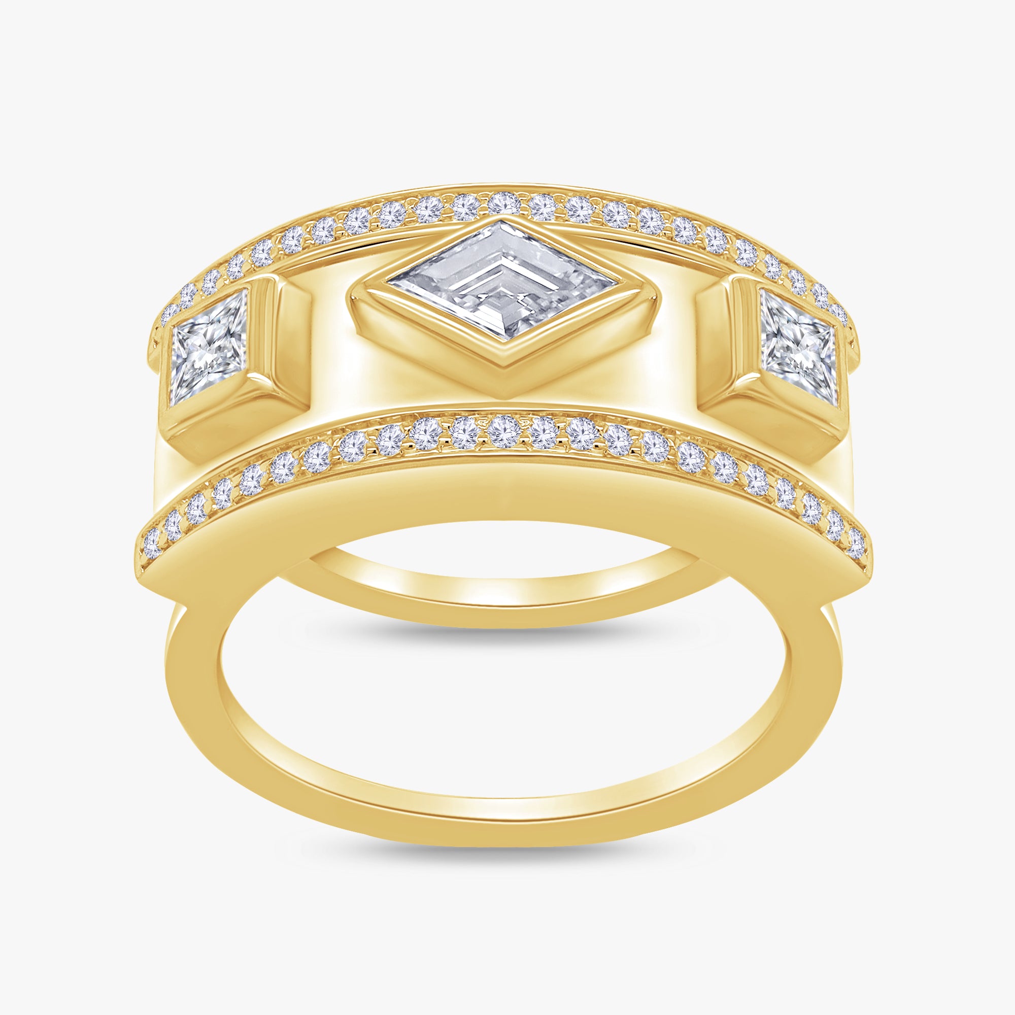 1.30 Carat Lab Grown Diamond Oura Ring Jacket