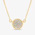 0.25 Carat Round Cut Lab Grown Diamond Pendant Necklace