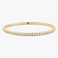 2.30 Carat Round Cut Lab Grown Diamond Tennis Stretchable Bracelet