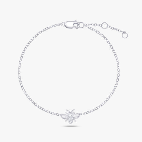 0.06 Carat Honey Bee Lab Grown Diamond Bracelet