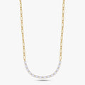 2.50 Carat Oval Shape Lab Grown Diamond Tennis Necklace