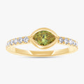 0.50 Carat Lab Grown Diamond Bezel Set Half Eternity Wedding Band Ring