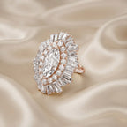 10.70 CTW Lab Grown Diamond Marquise Cut Cocktail Ring