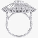 10.70 CTW Lab Grown Diamond Marquise Cut Cocktail Ring