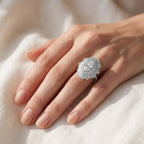 10.70 CTW Lab Grown Diamond Marquise Cut Cocktail Ring