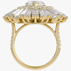 10.70 CTW Lab Grown Diamond Marquise Cut Cocktail Ring