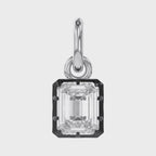 0.80 Carat Emerald Cut Lab Grown Diamond Solitaire Pendant Necklace