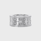 0.40 Carat Round Cut Lab Grown Diamond Oura Ring Jackets