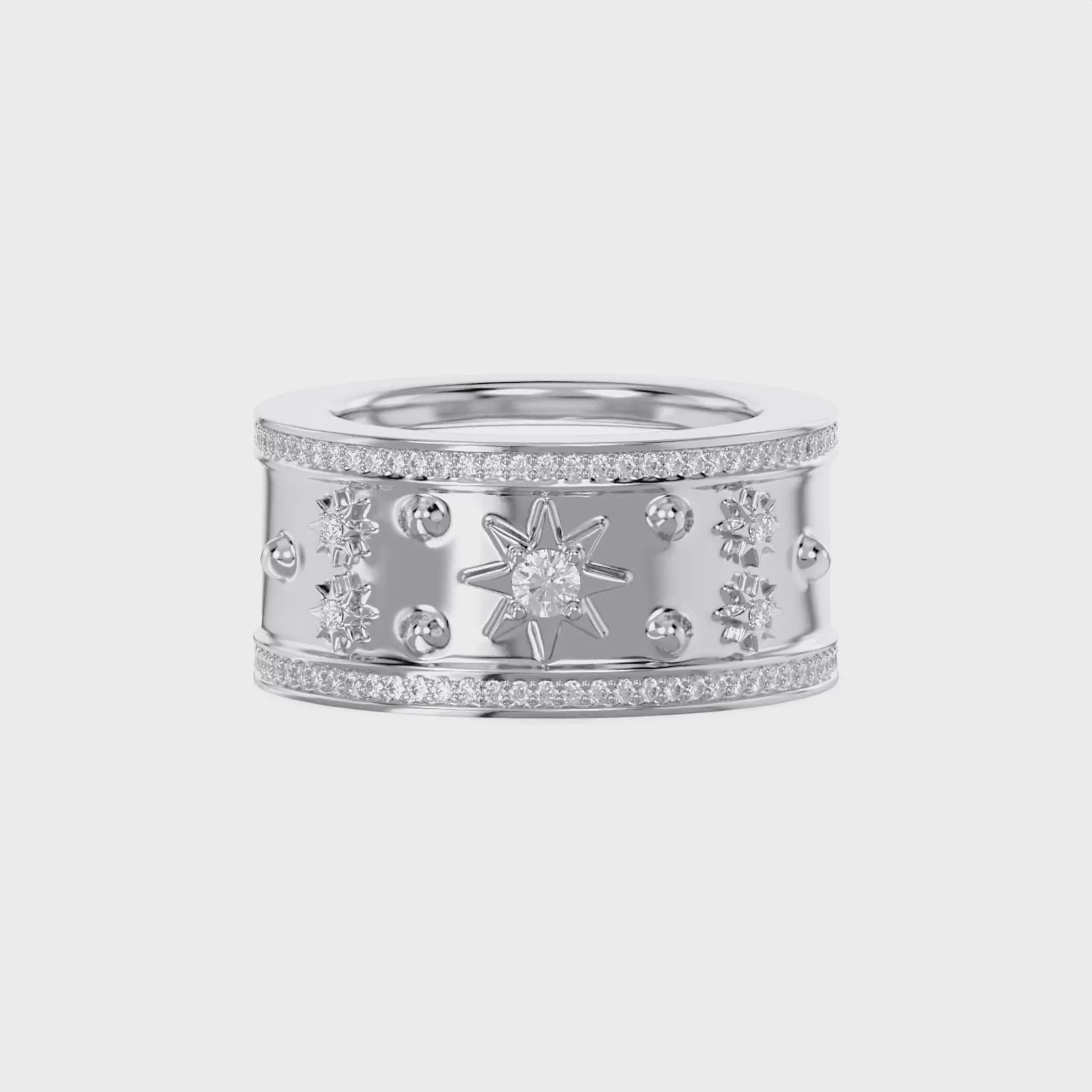 0.40 Carat Round Cut Lab Grown Diamond Oura Ring Jackets