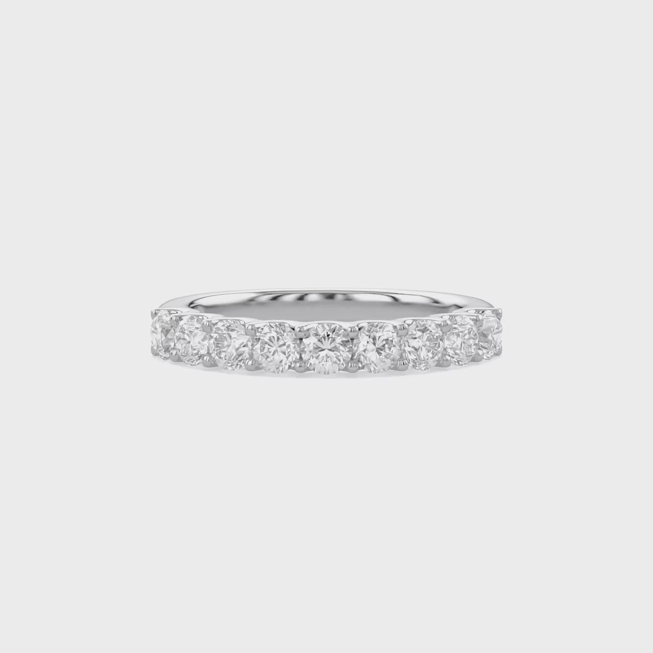 1.00 CTW Round Lab Grown Diamond Floral Ring