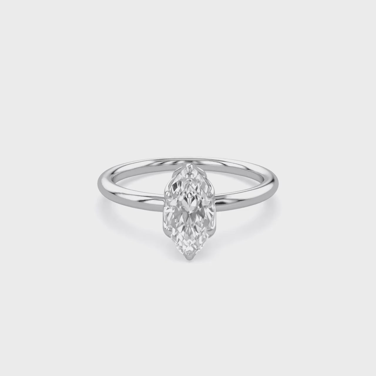 1.15 Carat Adelaide 6-Prong Marquise Cut Lab Grown Diamond Engagement Ring